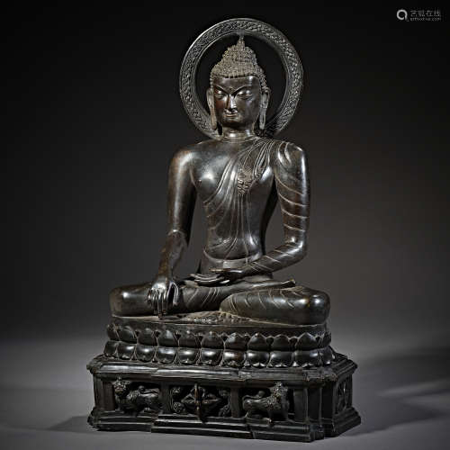 10th Century, Copper Buddha Statue