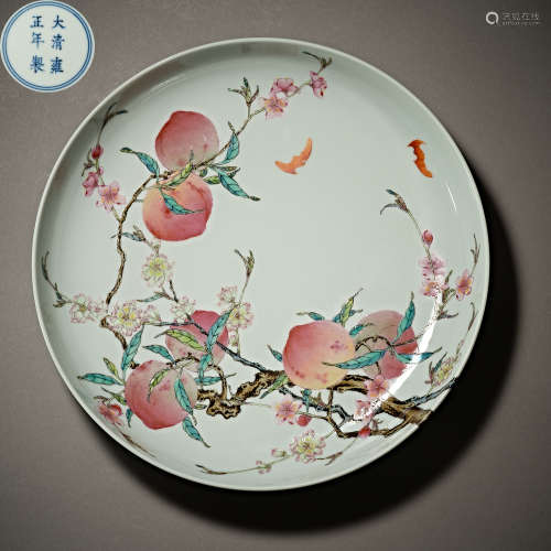 Qing Dynasty of China,Famille Rose Plate