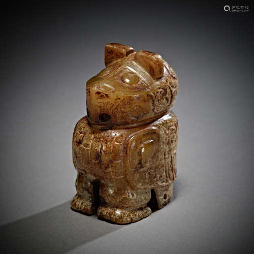 Western Zhou Dynasty of China, Hetian Jade Beast