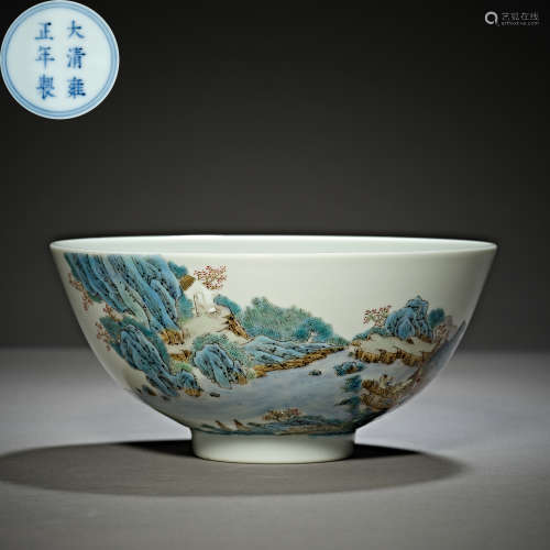 Qing Dynasty of China,Famille Rose Bowl