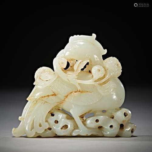 Qing Dynasty of China,Hetian Jade Bird