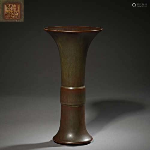 Qing Dynasty of China,Tea-Dust Glaze Goblet