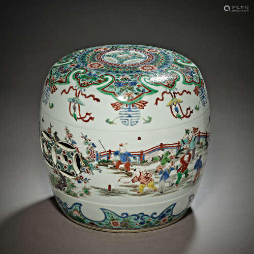 Qing Dynasty of China,Famille Rose Pier