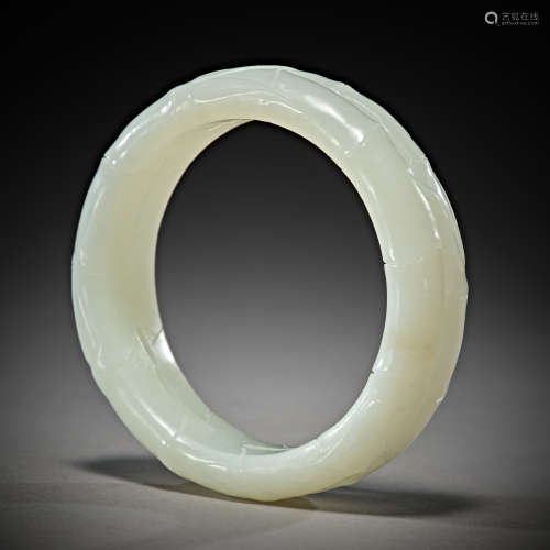 Qing Dynasty of China,Hetian Jade Bracelet