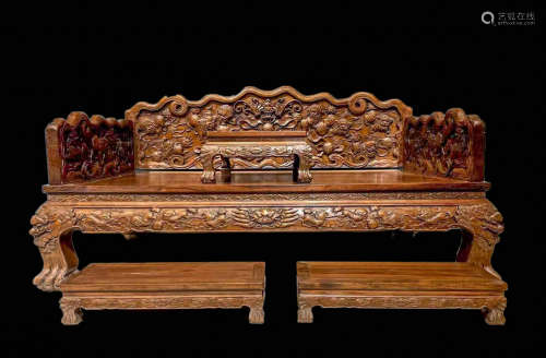 CHINESE HUANGHUA ROSEWOOD TATAMI, QING DYNASTY