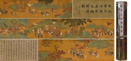 LONG SCROLLS OF CHINESE PAINTING AND CALLIGRAPHY