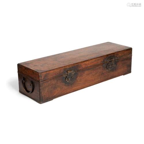 HUANGHUALI RECTANGULAR DOCUMENT BOX QING DYNASTY, 19TH CENTU...