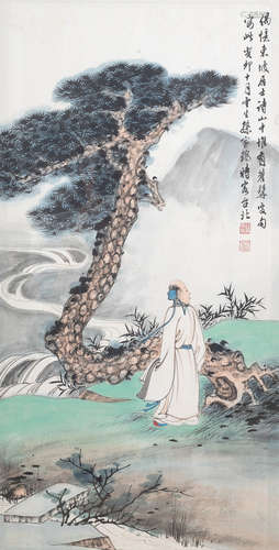 孫雲生(1918~2000) 松下高仕 紙本 鏡框