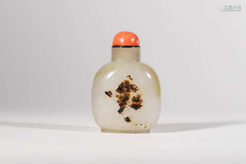 Agate Liu Hai and His Toad Snuff Bottle