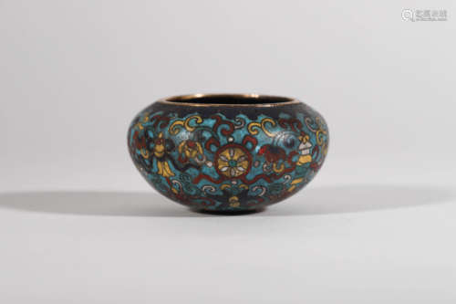 Cloisonne Enamel Alms Bowl