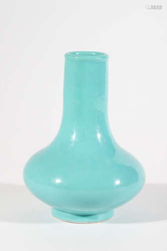 Turquoise Bottle Vase