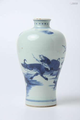 Blue and White Meiping Vase