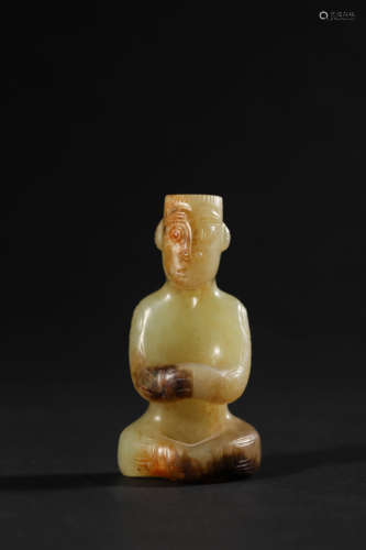 Carved Jade Figure Ornament