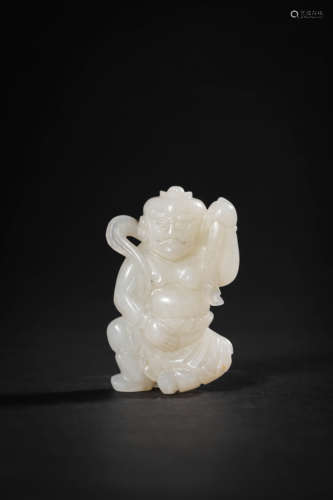 White Jade Figure Ornament