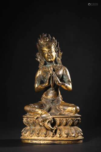 Gilt-Bronze Buddha Statue