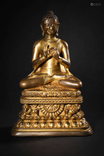 Gilt-Bronze Buddha Statue