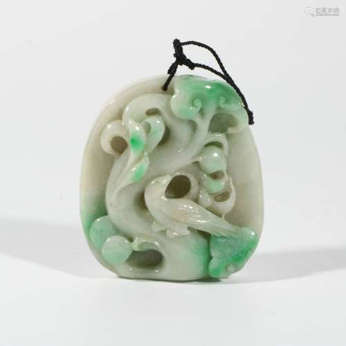 Hard Jade Pendant, China