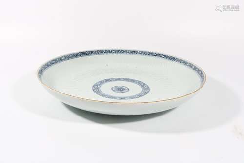 Blue And White Porcelain Dish, China