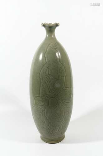 Celadon Bottle, China