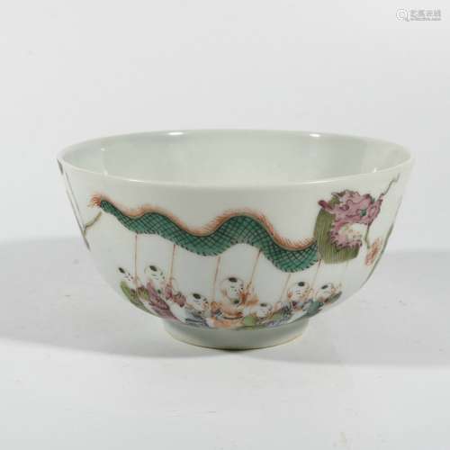 Famille Rose Porcelain Bowl, China