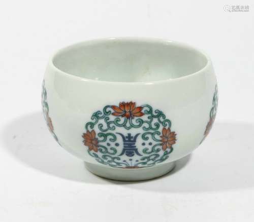 Doucai Porcelain Cup, China