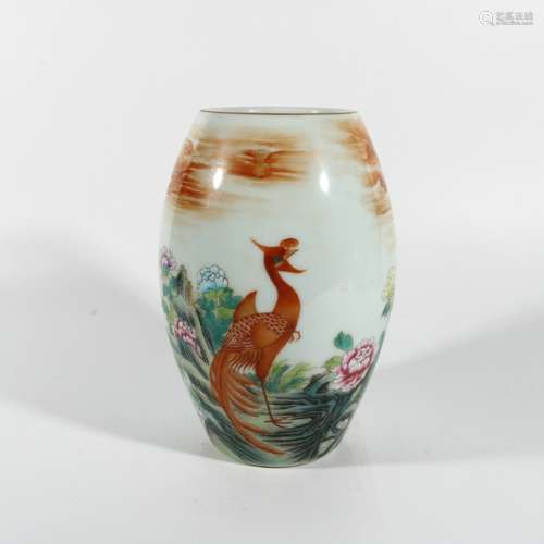 Famille Rose Porcelain Jar, China