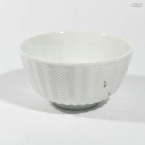 White Glaze Porcelain Bowl, China