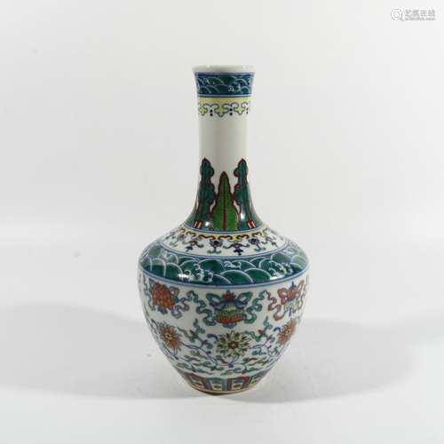 Doucai Porcelain Bottle, China