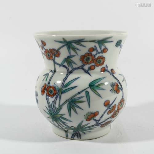 Doucai Porcelain Vessel, China