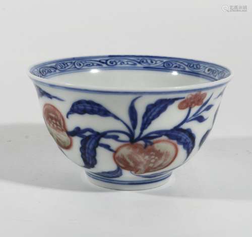 Blue And White Porcelain Underglaze Cup, China