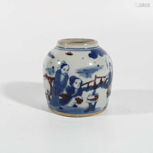 Blue And White Porcelain Underglaze Jar, China