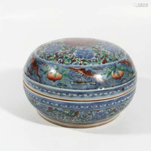 Doucai Porcelain Box, China