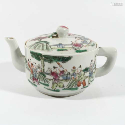 Famille Rose Porcelain Teapot, China