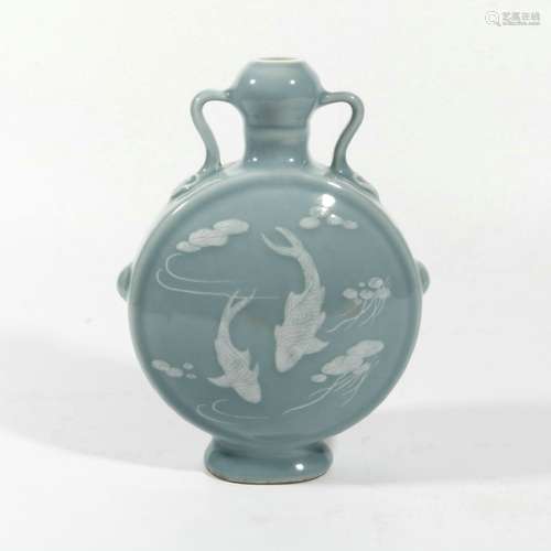 Porcelain Flat Bottle, China