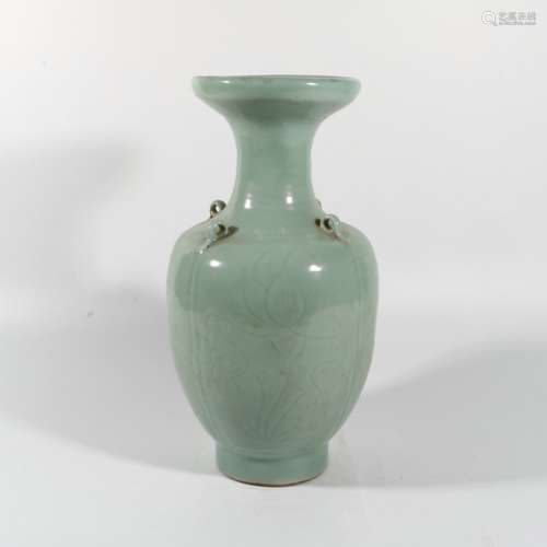 Green Glaze Porcelain Bottle, China