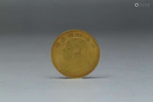 A Chinese Gold Coin