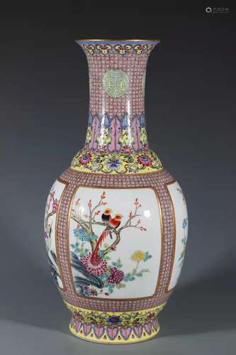 A Fencai Porcelain Vase