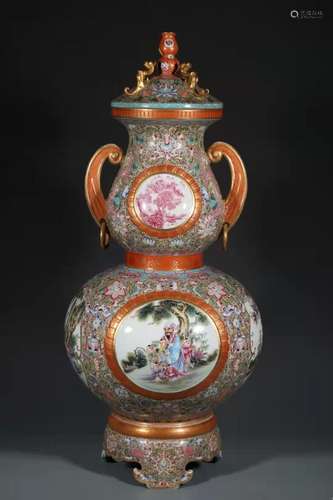 A Falangcai Porcelain Vase