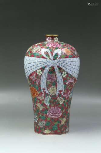 A Porcelain Meiping Vase