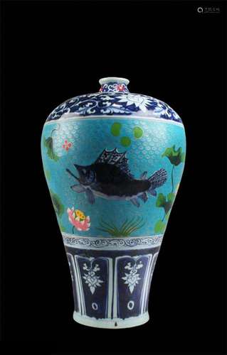 Chinese Porcelain Meiping Vase