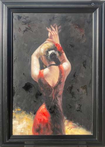 A Framed Oil painting