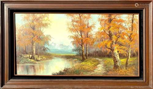 A Framed Oil Painting