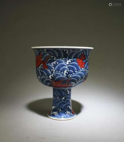 A Porcelain Stem Bowl