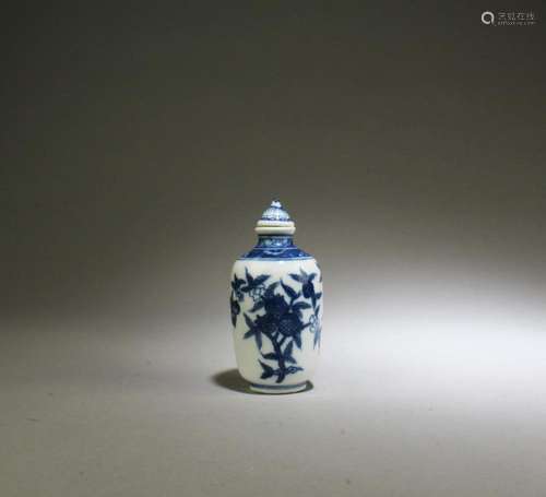 A Porcelain Snuff Bottle