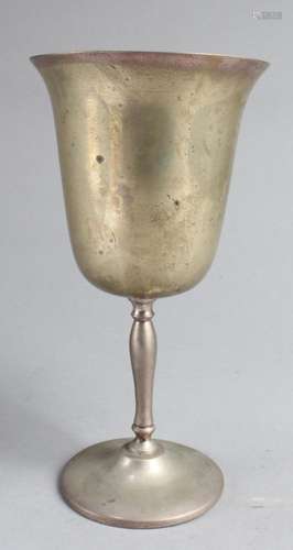 A Silver-Plated Wine Cup