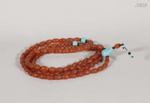 Coral Like Prayer Beads