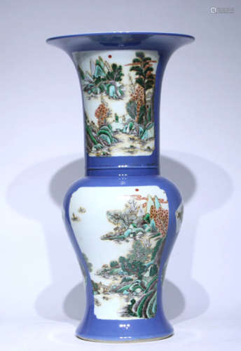Qing Dynasty Period Of Kangxi Verte Famille Porcelain 