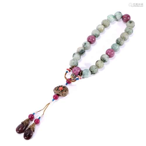 Hard Jade Eighteen Beads String