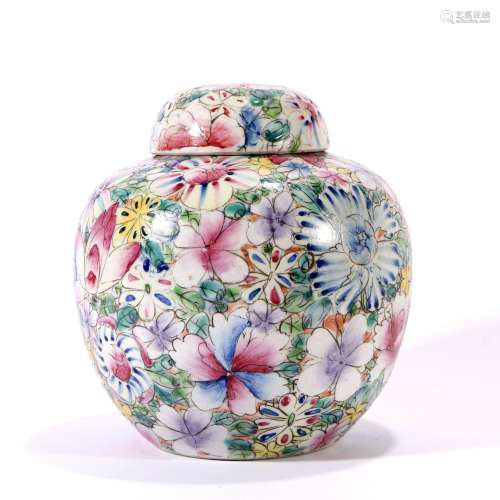 Famille Rose Porcelain Jar