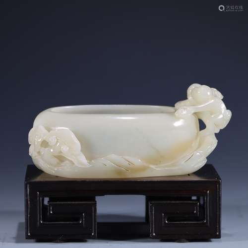 Hetian Jade Brush Washer